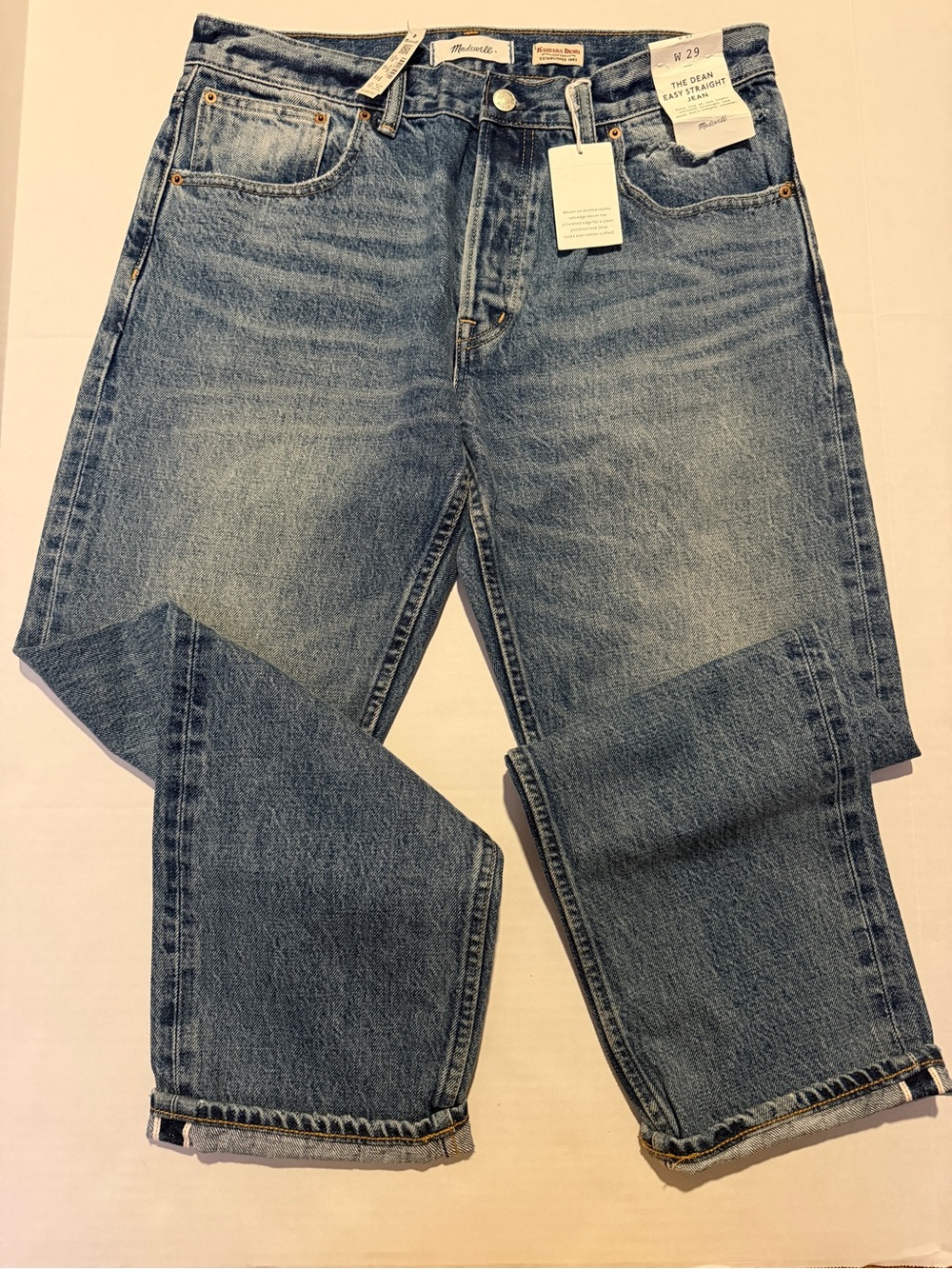 Madewell The Dean Easy Straight Jean